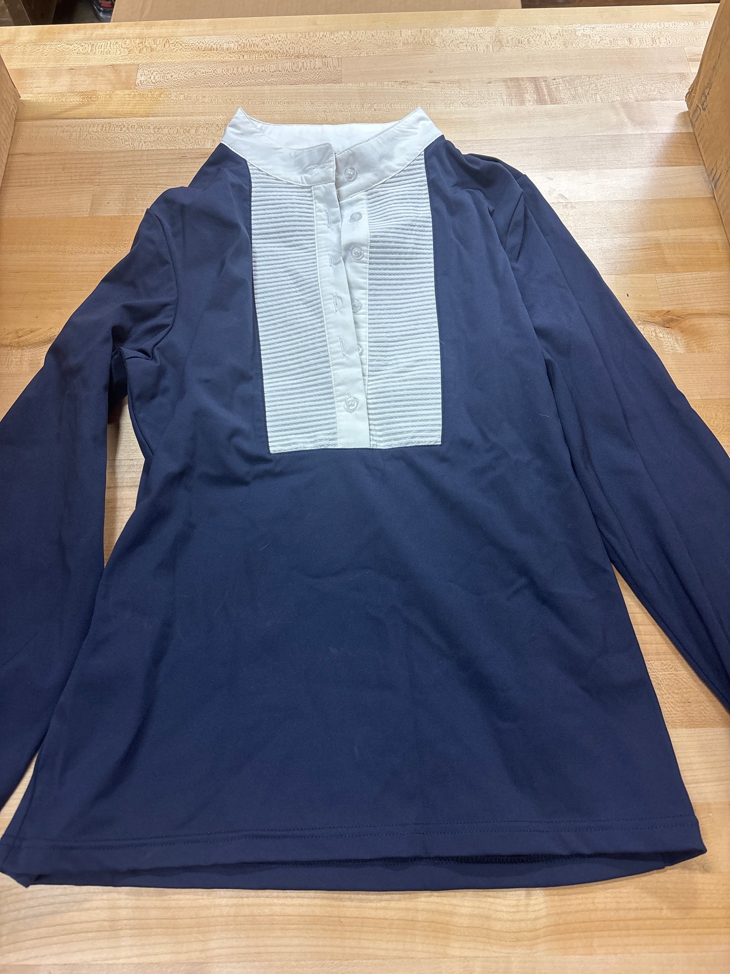 HR Farm Show Shirt-Navy/White-Large