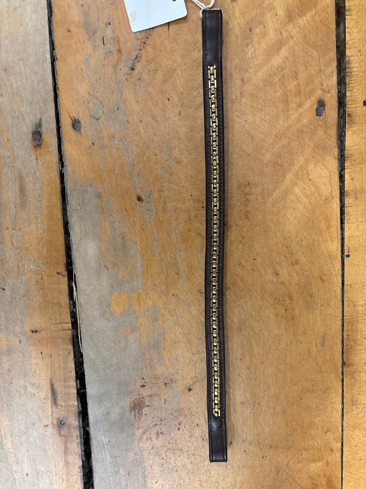 Browband-Brown/Gold-15”