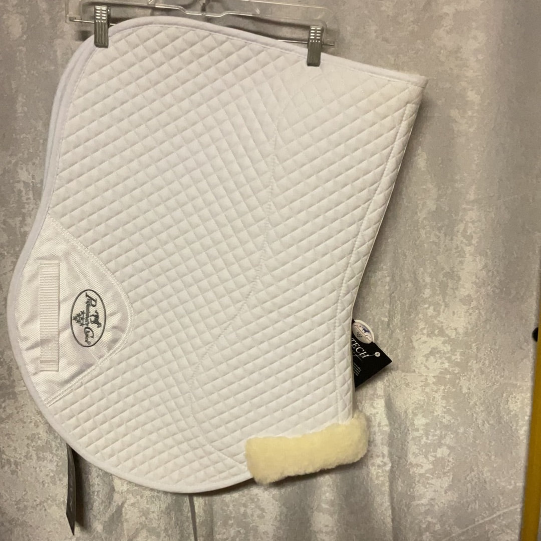 Professional's Choice VenTECH Jump Pad w/Faux Shearling-White