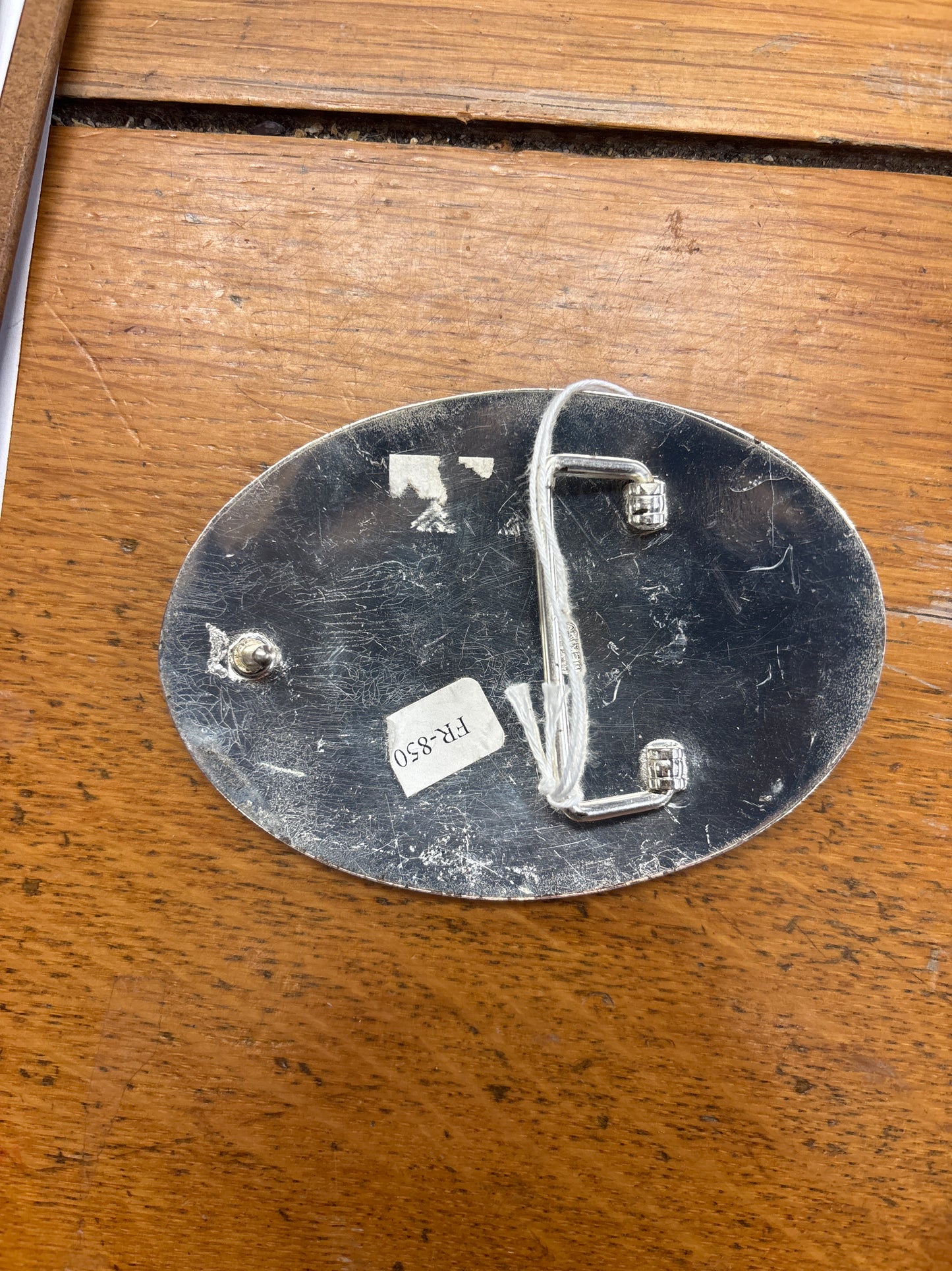 Silver Belt Buckle