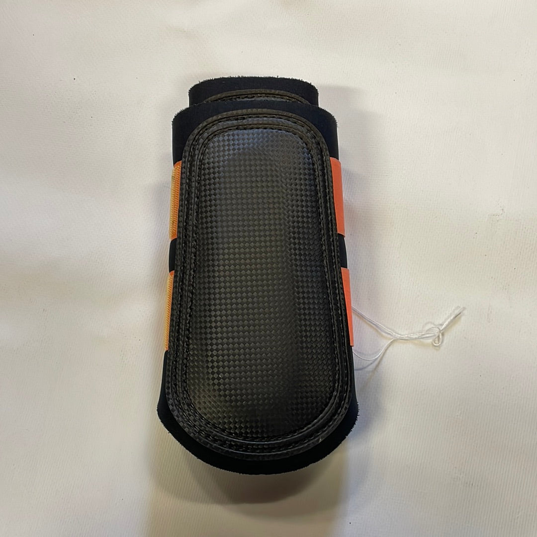 Woof Wear Brushing Boots-Orange-Medium