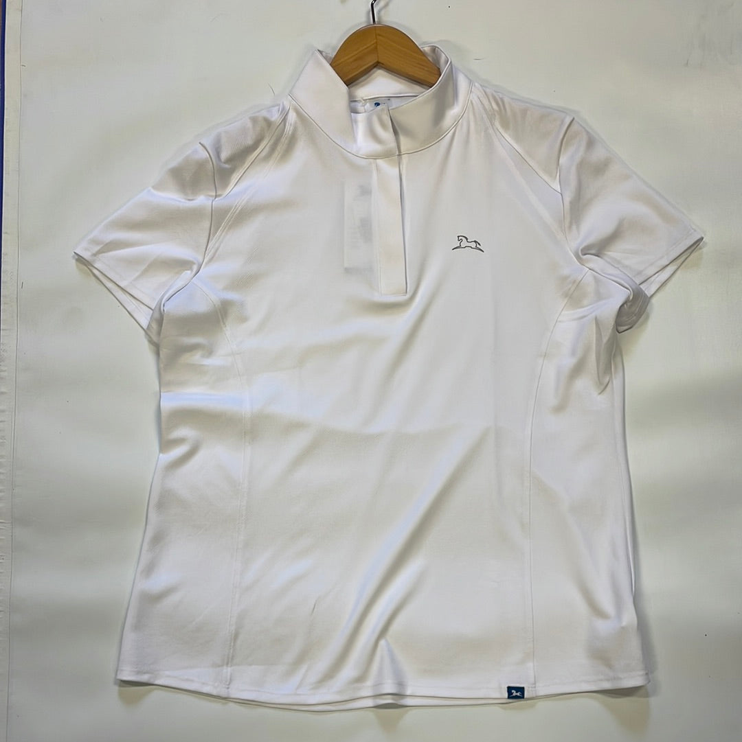 Chemise de spectacle à manches courtes RJ Classics Ava-Blanc-X-Large