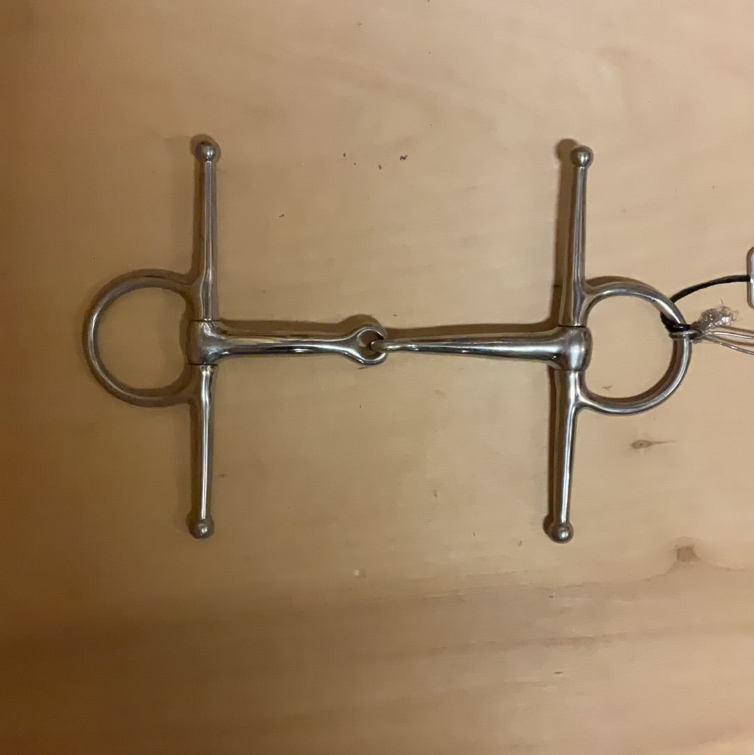 JP Korsteel Stainless Steel Full Cheek Eggbutt Snaffle