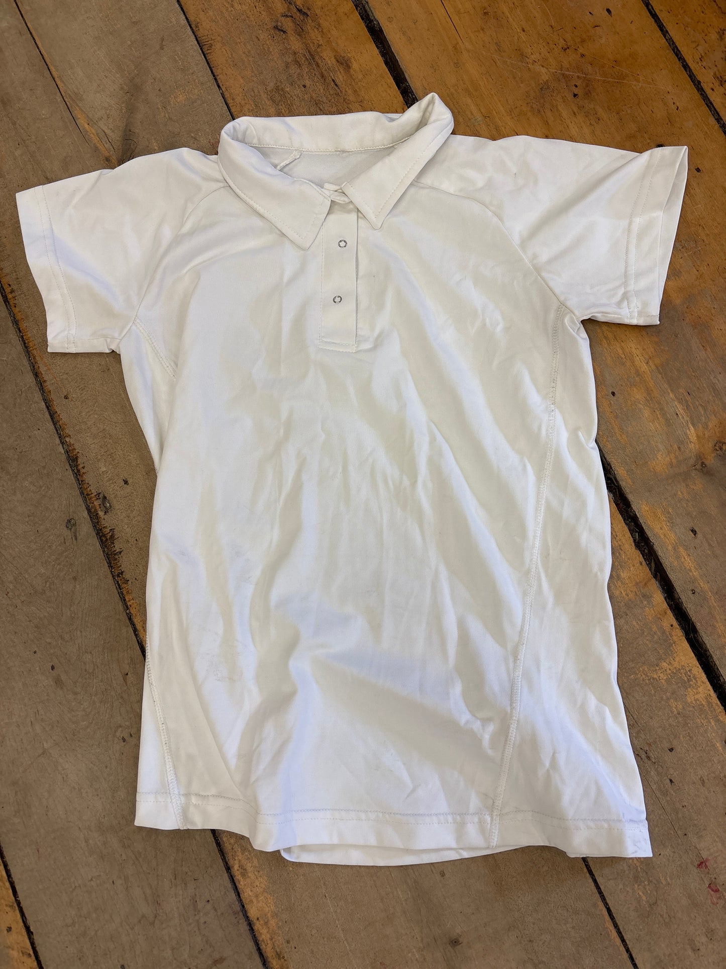 Polo Shirt-White-XSmall