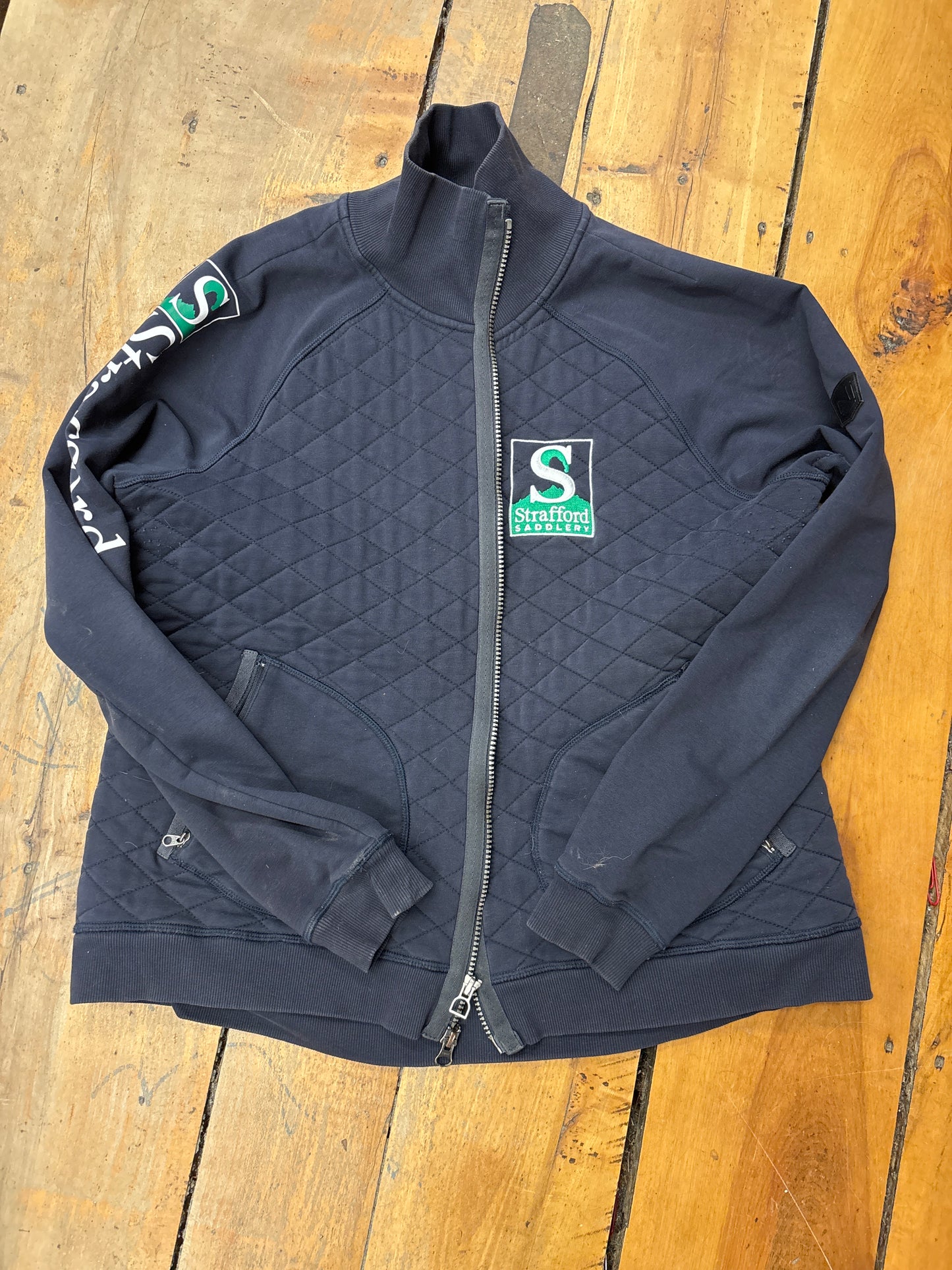 Noble Outfitters Quilted Sweatshirt-Navy-XLarge