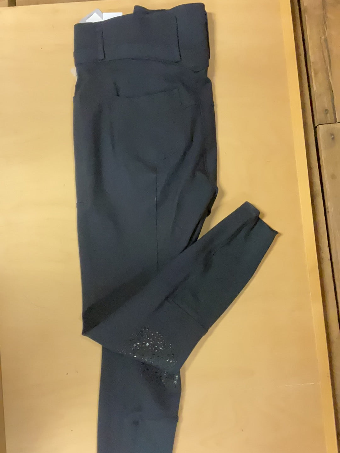 Horze Bella Knee Patch Breech-Dark Navy-32