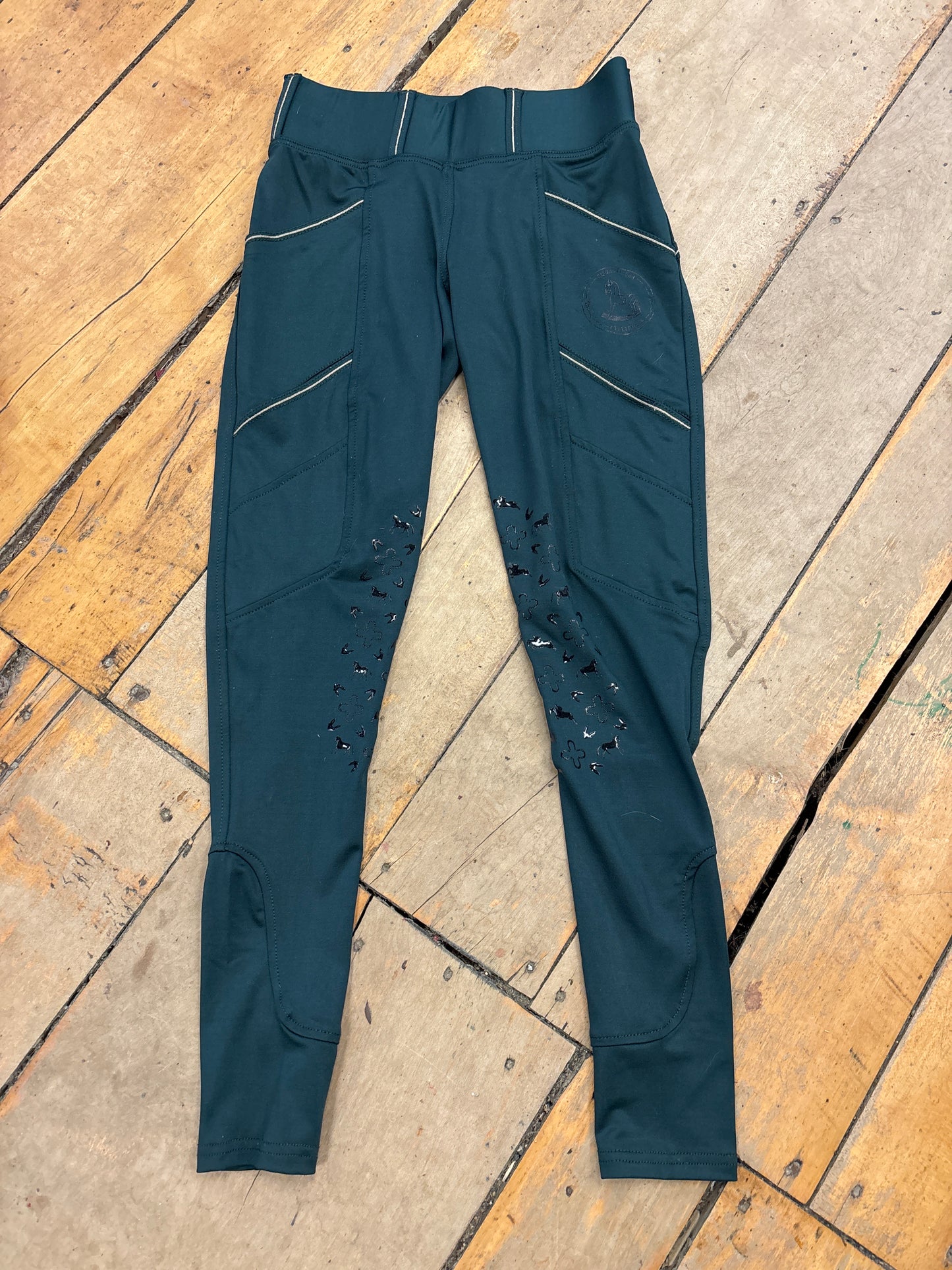 Equestriess Atelier Silicone Tights-Green-XSmall