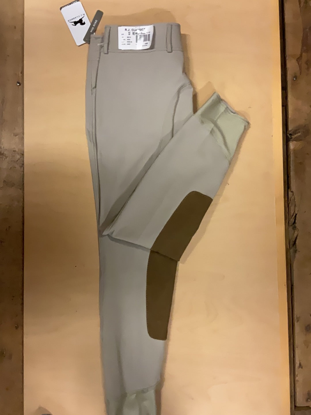 RJ Classics Anna Knee Patch Breech-Sand-32R