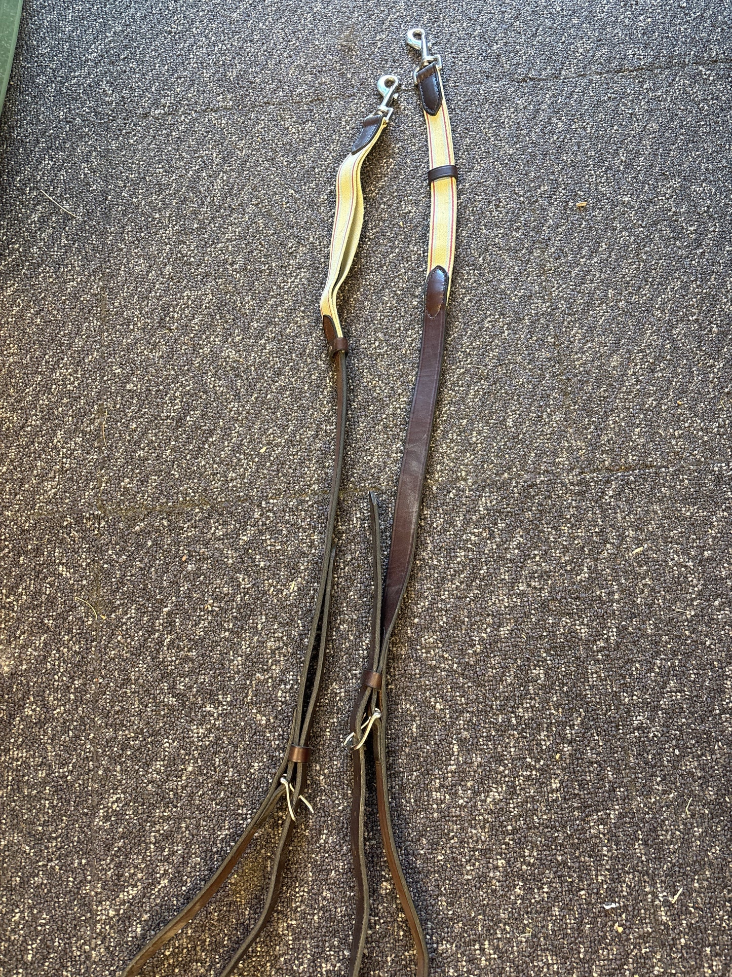 Leather/Elastic Side Reins-Full