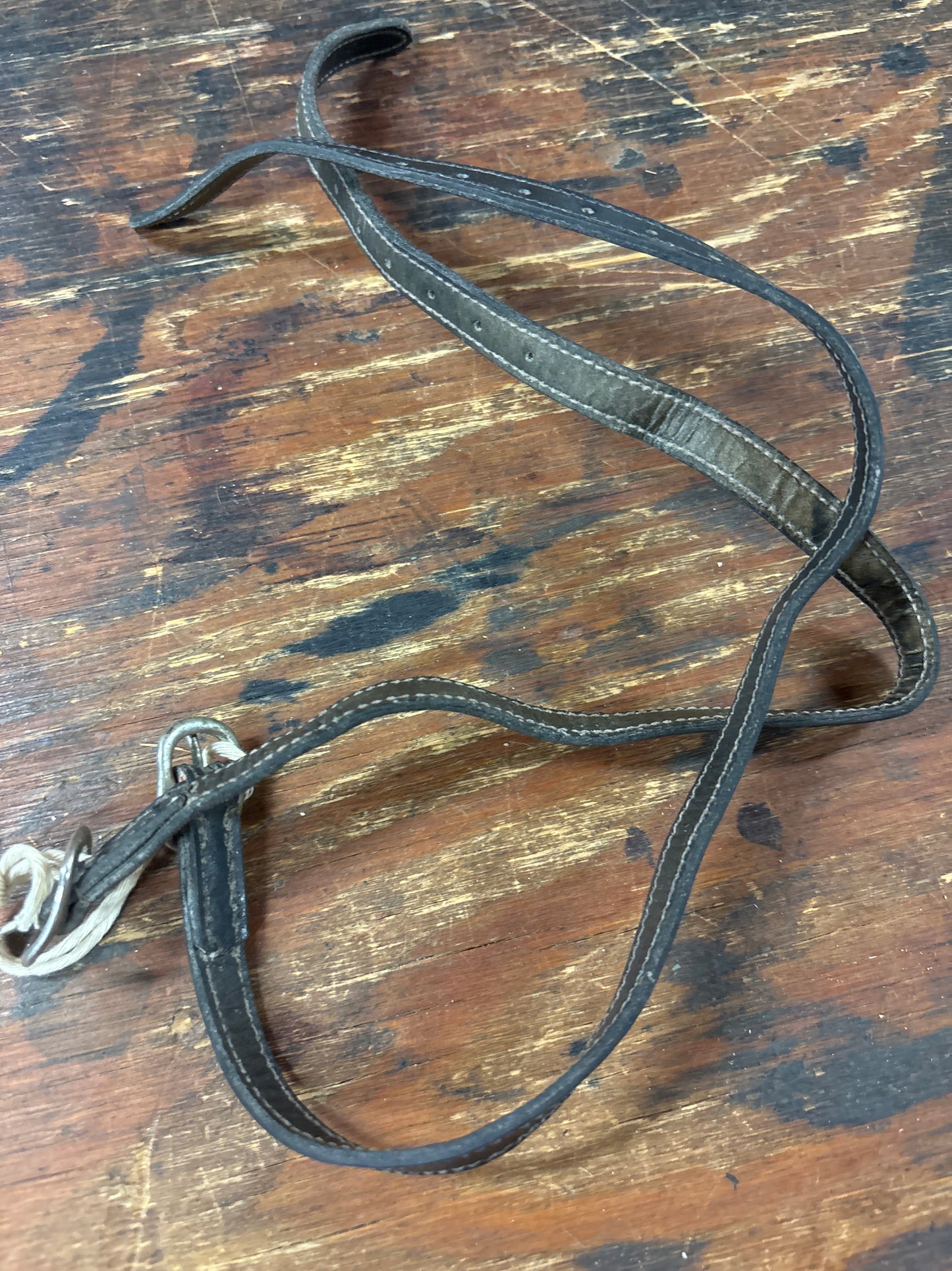 Leather Spur Straps-Black