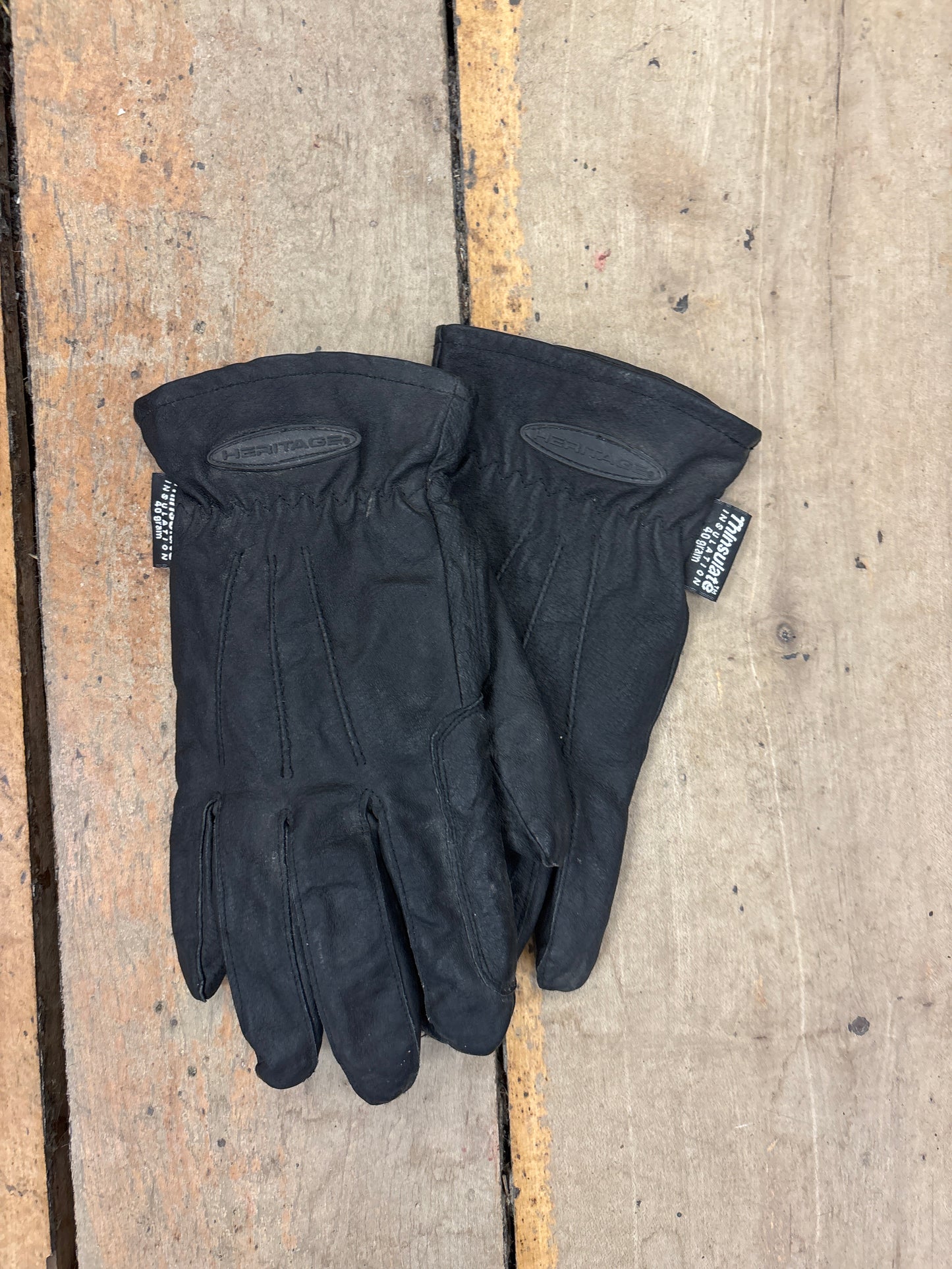 Heritage Thinsulate Winter Gloves-Black-9