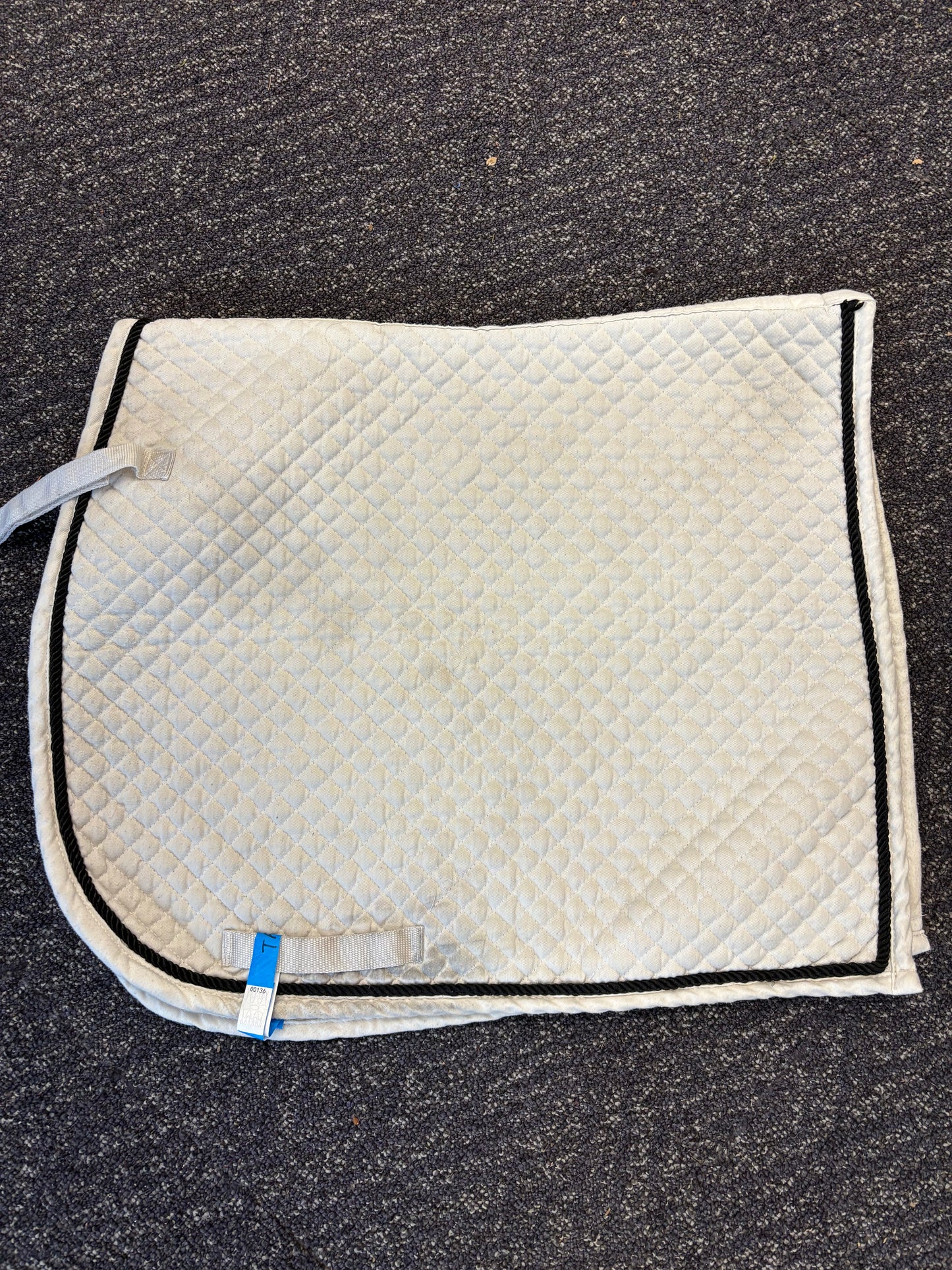 Smartpak Dressage Pad-White/Black