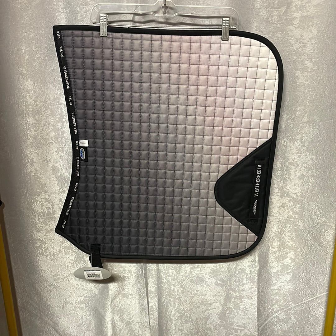 WeatherBeeta Prime Ombre Dressage Saddle Pad-Grey