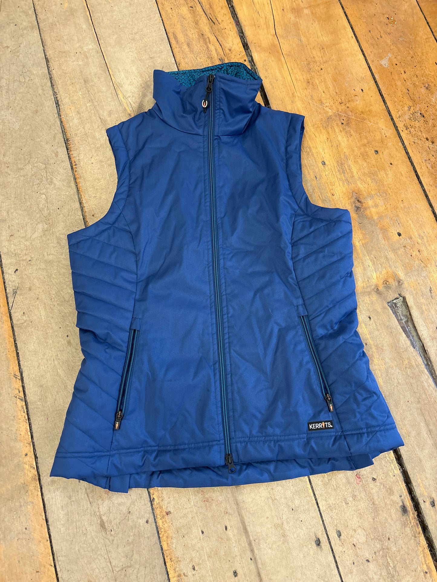Kerrits Winter Vest-Blue-Medium