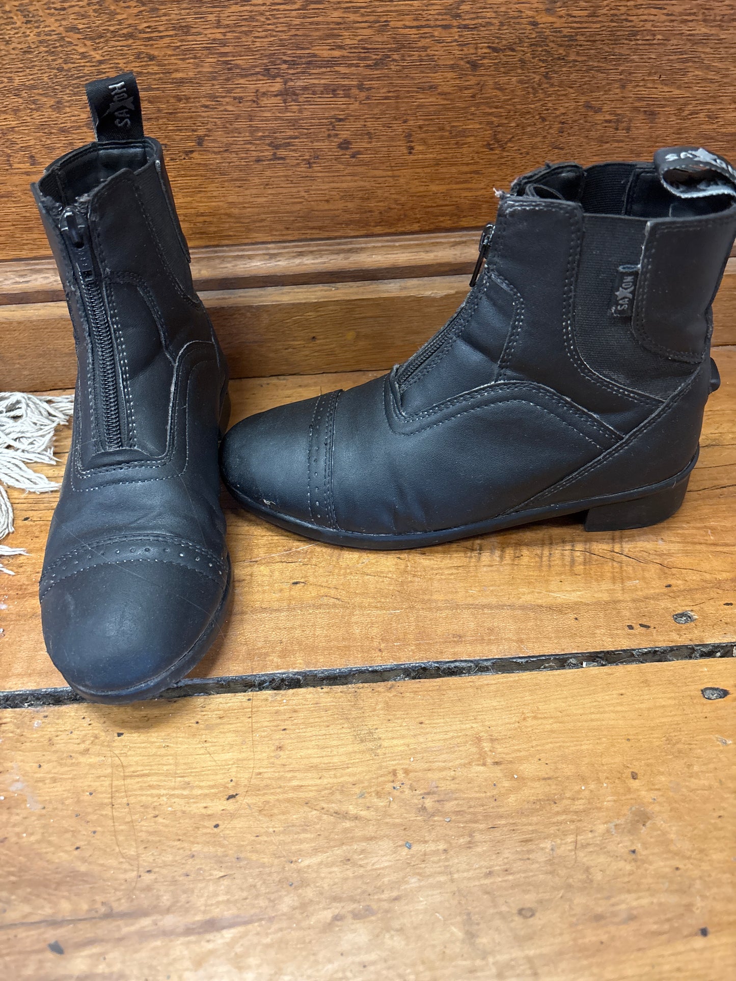 Saxon Paddock Boots-Black-3