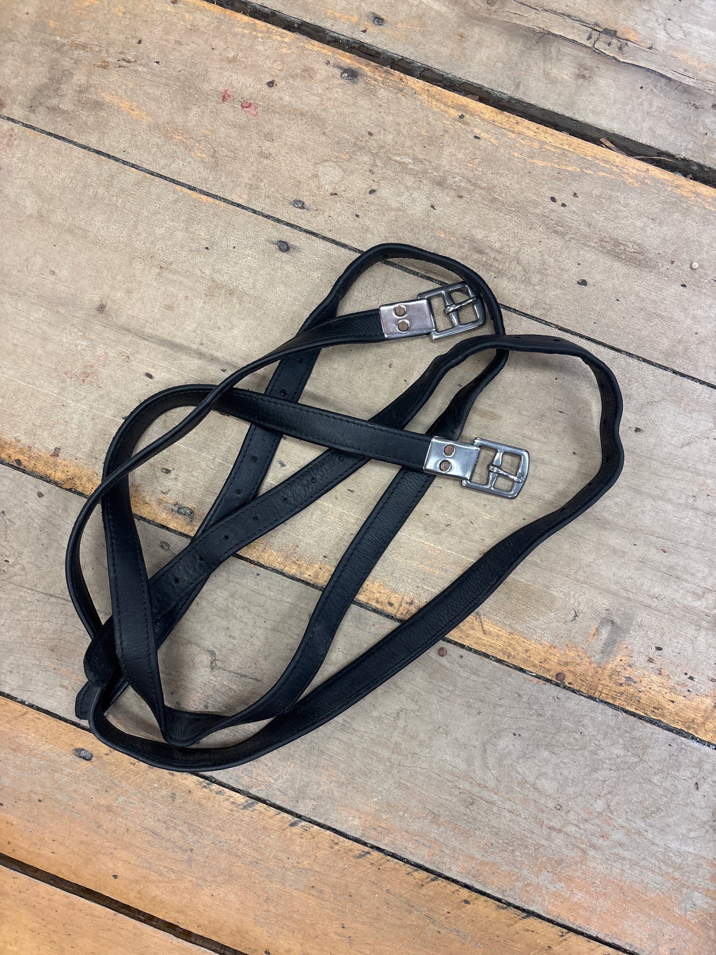Stirrup Leathers-Black-54”