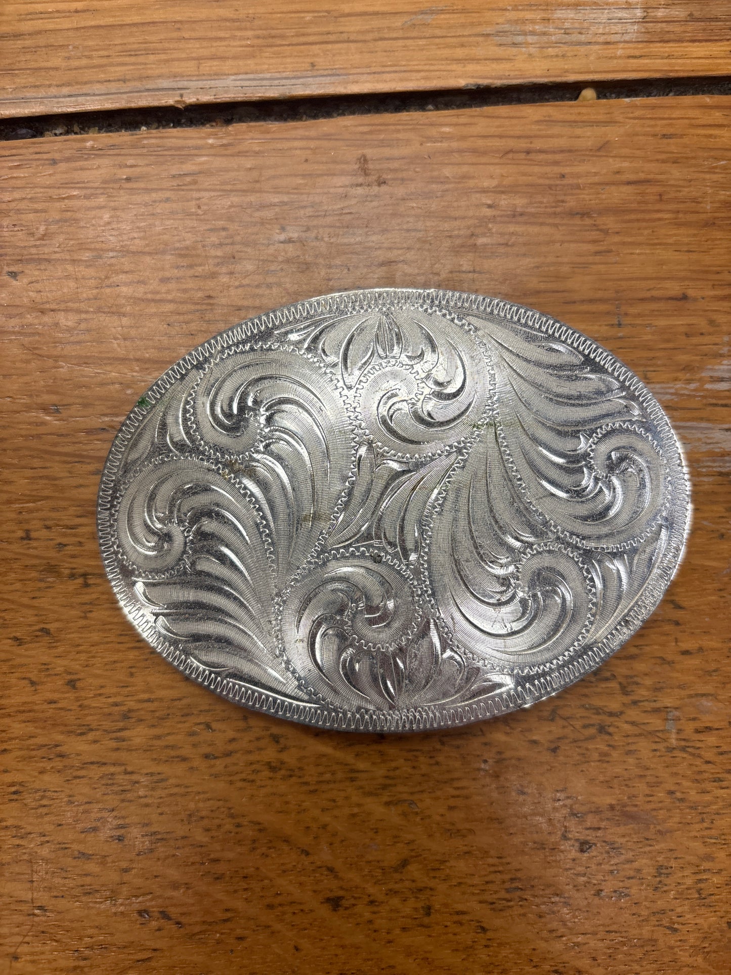 Silver Belt Buckle