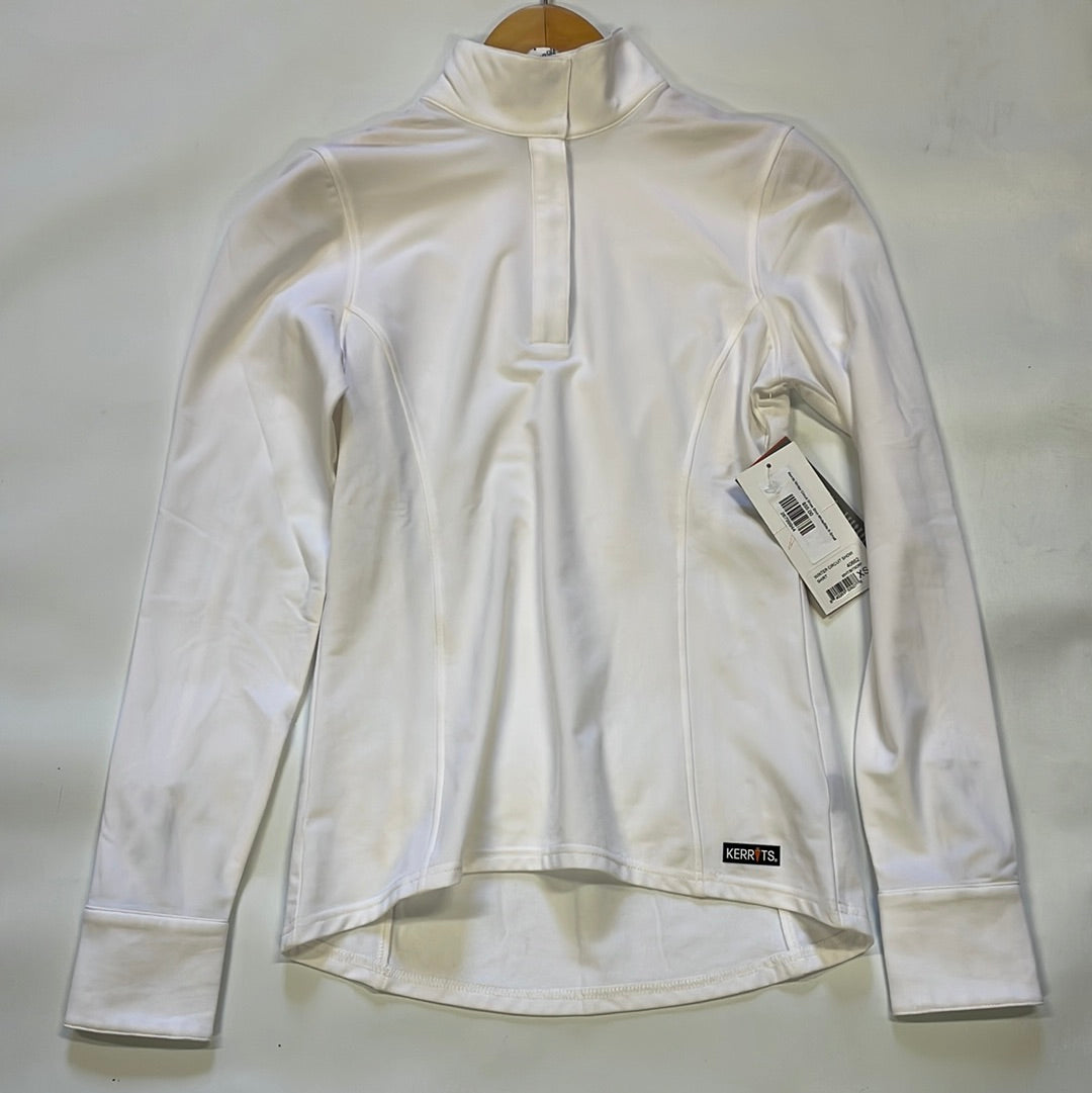 Kerrits Winter Circuit Show Shirt-White/Bits-X-Small