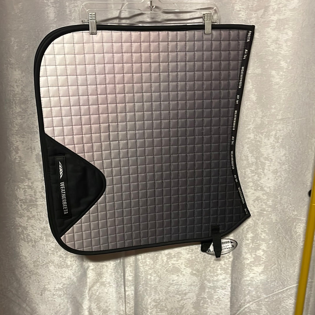 WeatherBeeta Prime Ombre Dressage Saddle Pad-Grey