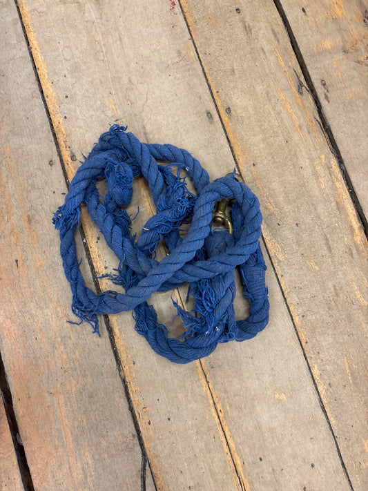 Cotton Lead Rope-10’-Blue