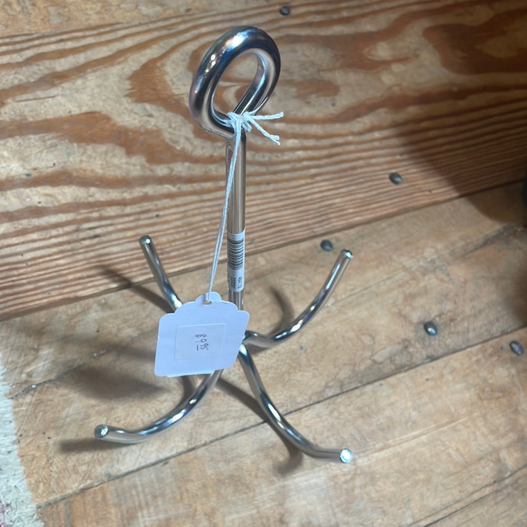 4 Prong Cleaning Hook-Chrome