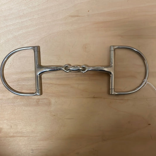 Double Jointed Dee Ring Snaffle