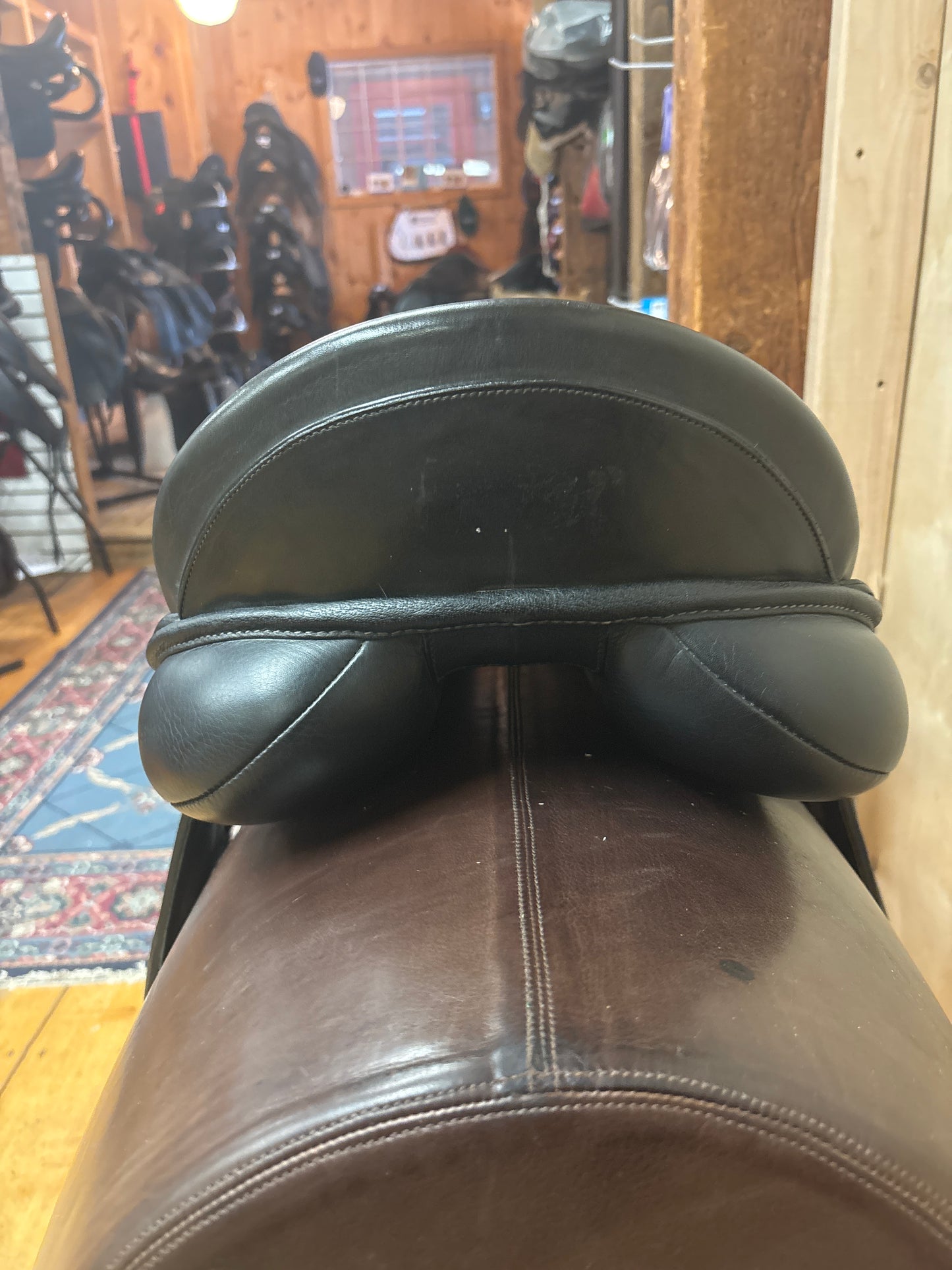PDS Dressage Saddle-Black-18”-Adjustable