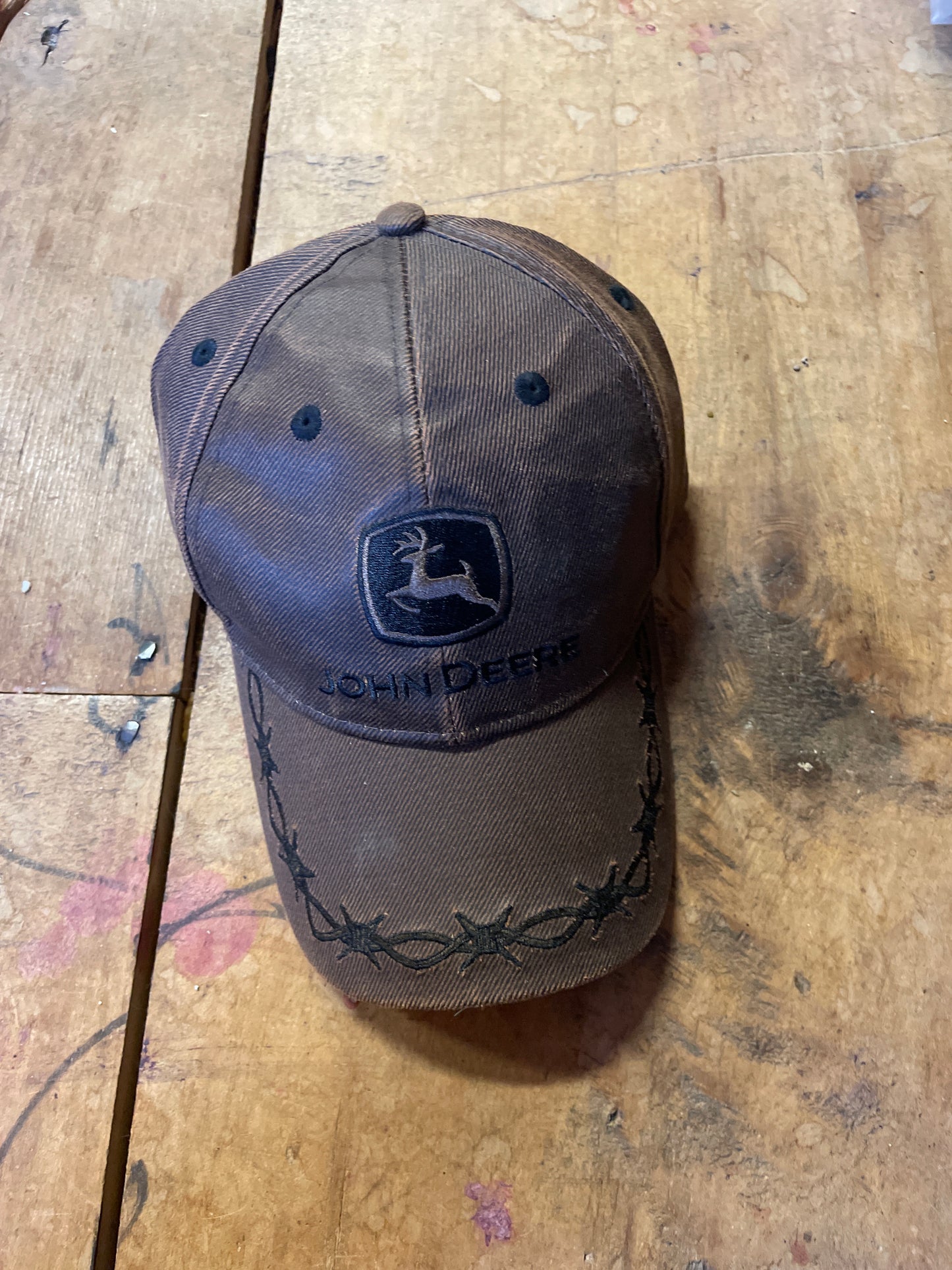John Deere Ball Cap-Brown