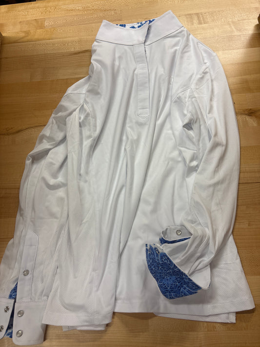 Romfh Chill Factor Show Shirt-White-Large