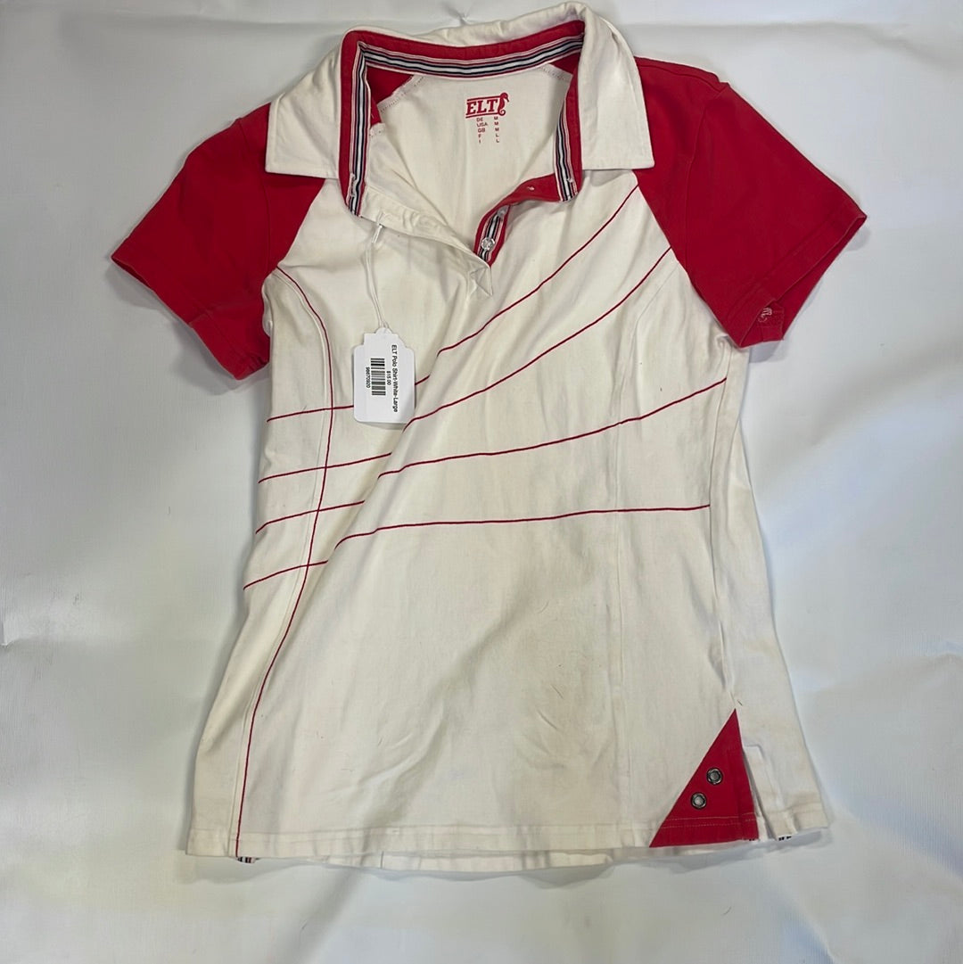 ELT Polo Shirt-White-Large