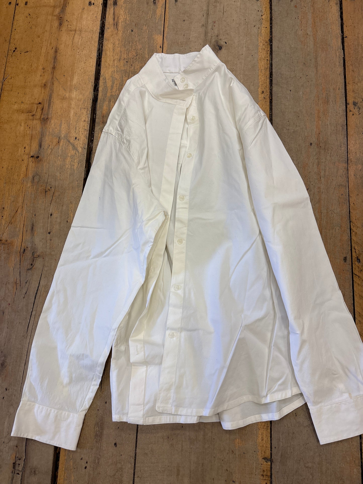 Child Tuffrider Show Shirt-White-XXXL
