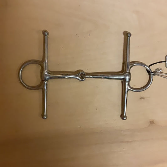 JP Korsteel Stainless Steel Full Cheek Eggbutt Snaffle