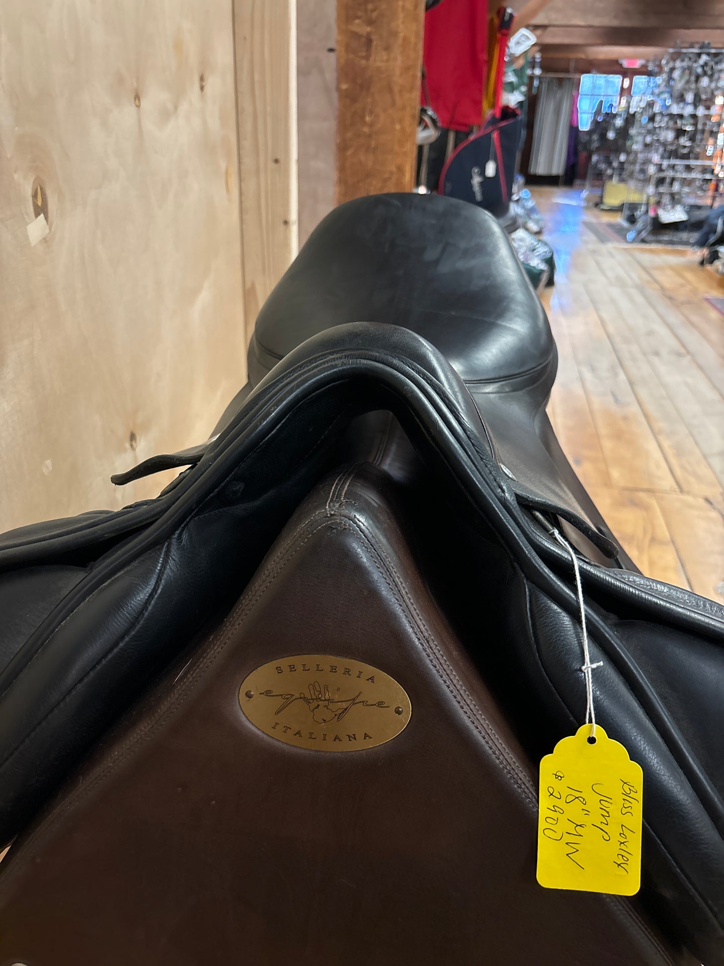 Loxley by Bliss Jump Saddle-Black-17.5”-Medium Wide