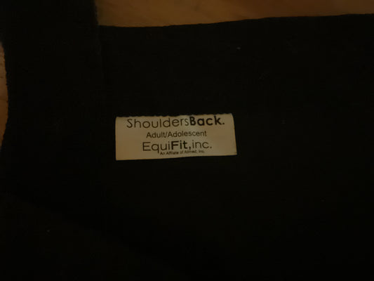 Shoulders Back- Black