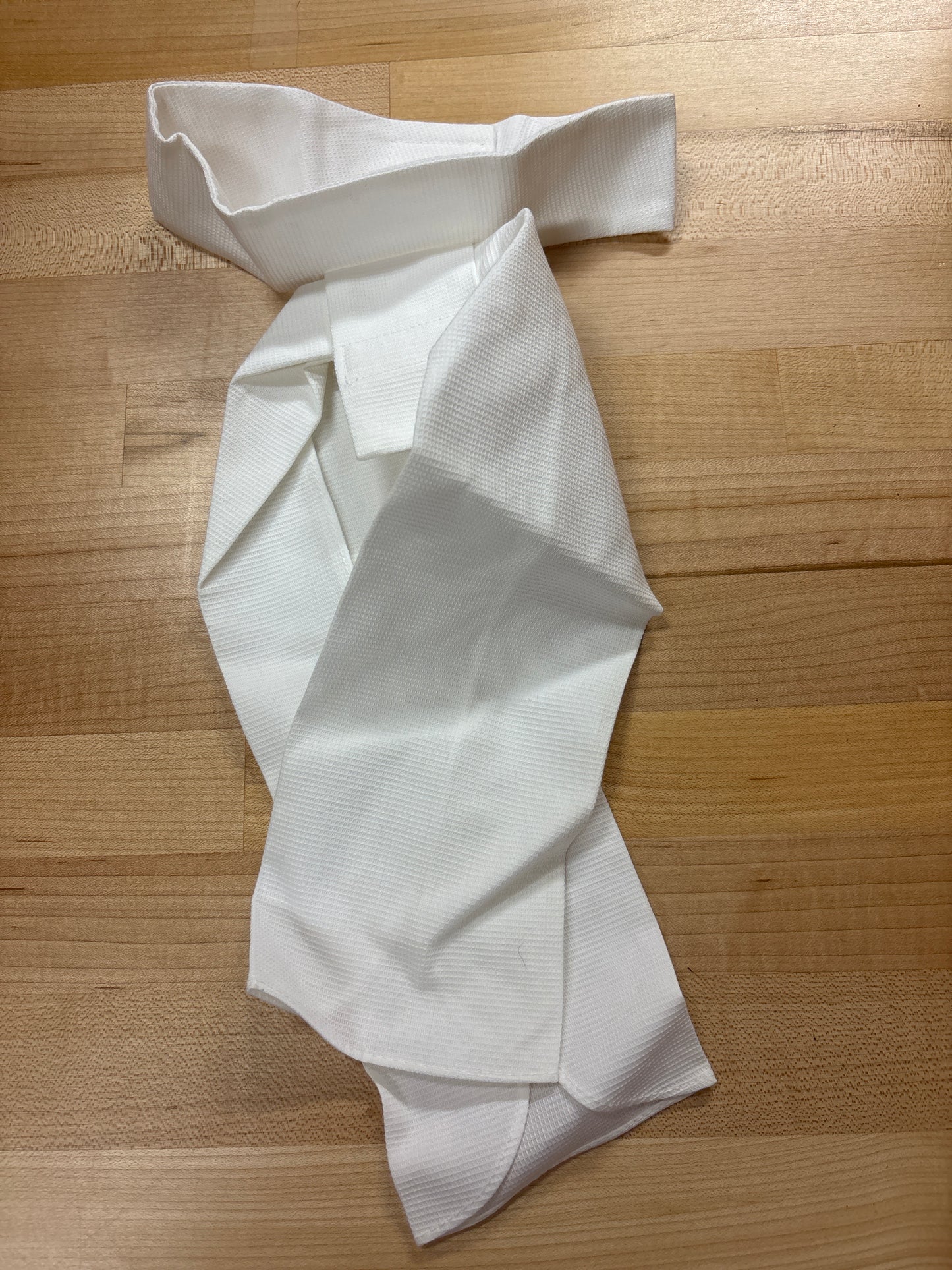 Pre-Tied Stock Tie-White