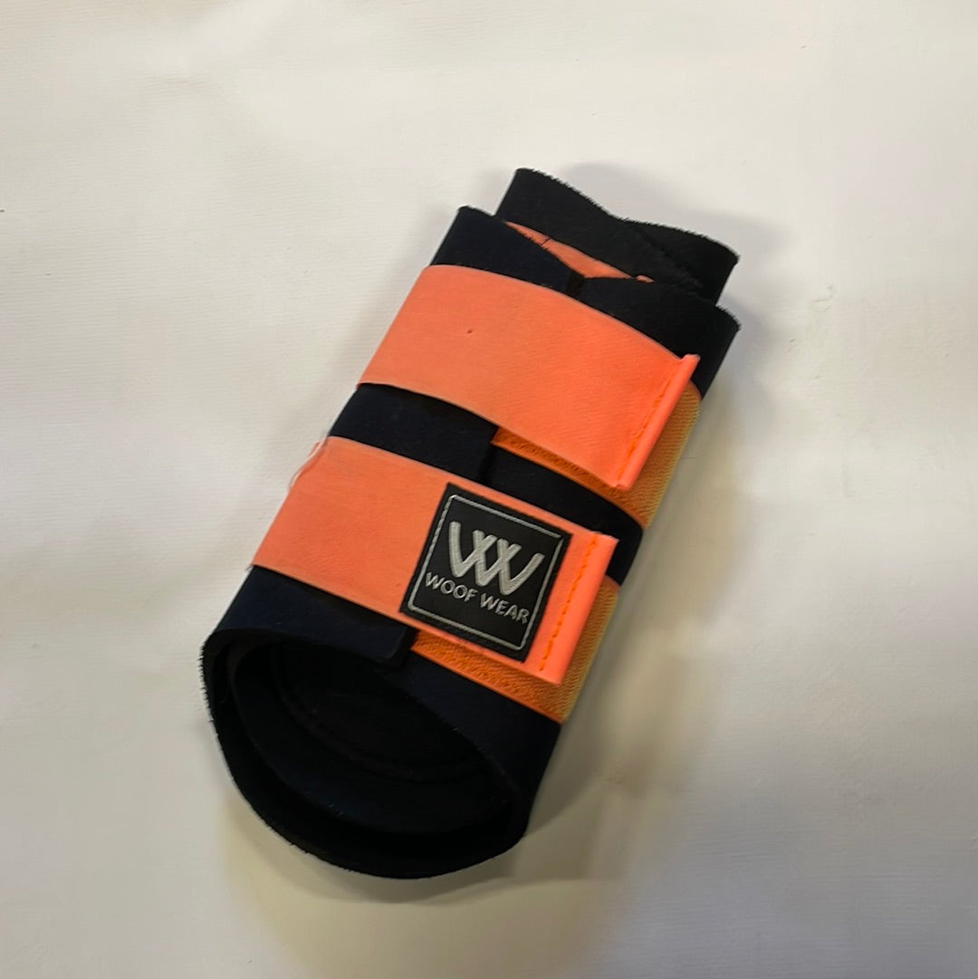 Woof Wear Brushing Boots-Orange-Medium