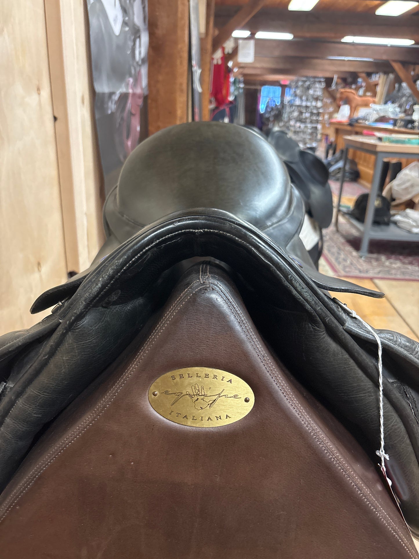 Frank Baines Balance Zenith Dressage Saddle-Black-18”-Wide