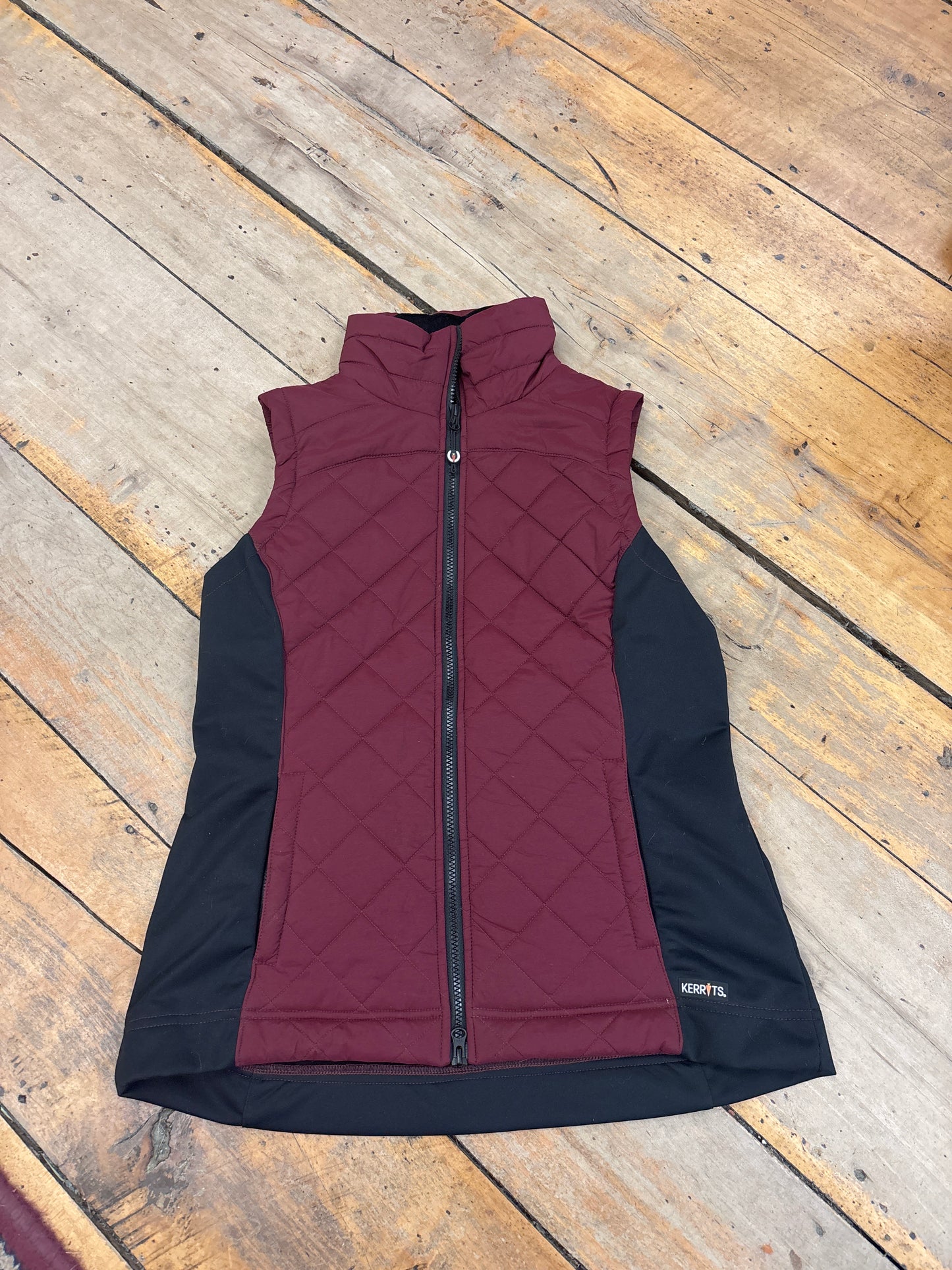 Kerrits Winter Vest-Medium-Burgundy
