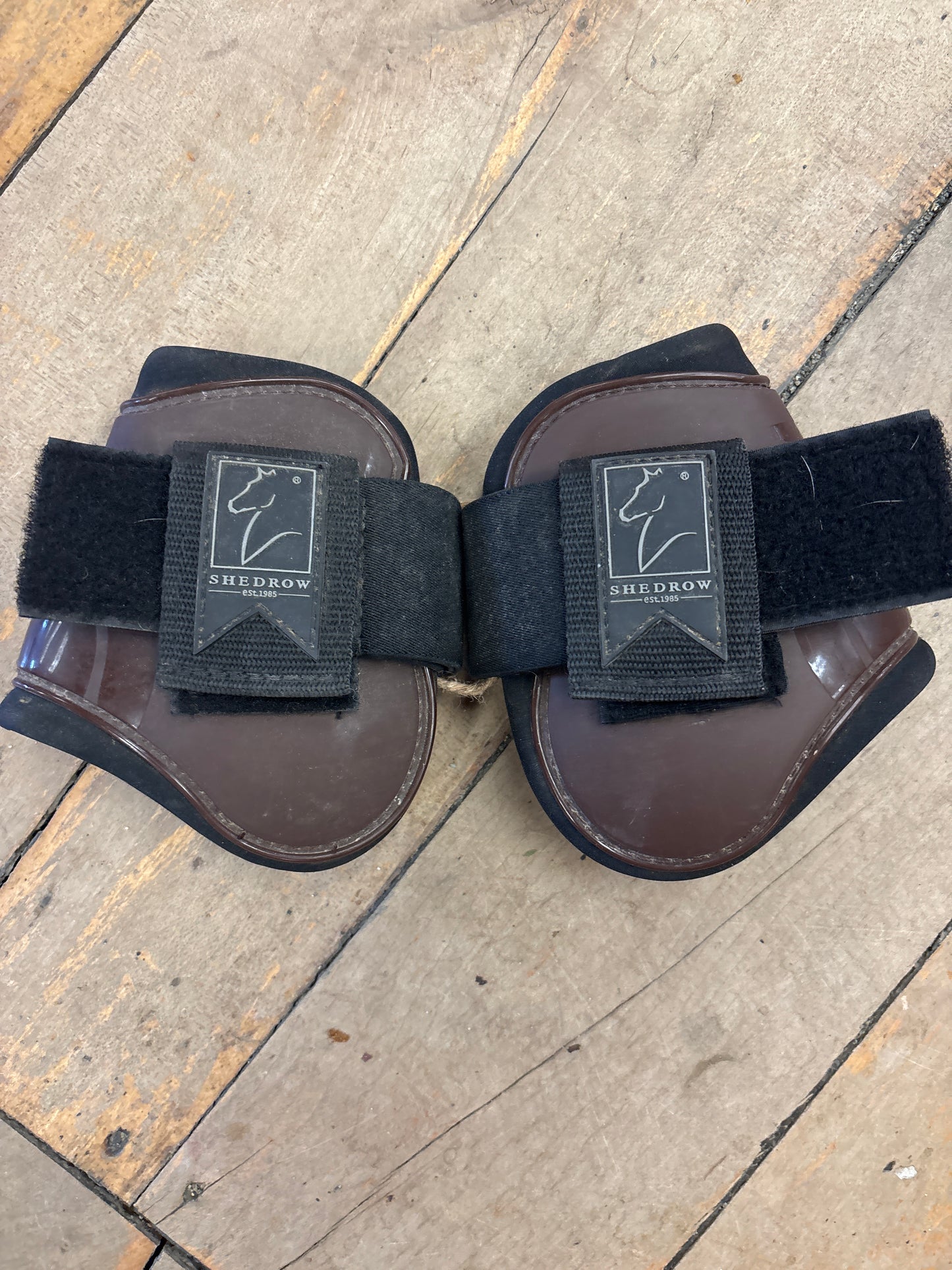 Shedrow Open Front Hind Ankle Boots-Brown-Full