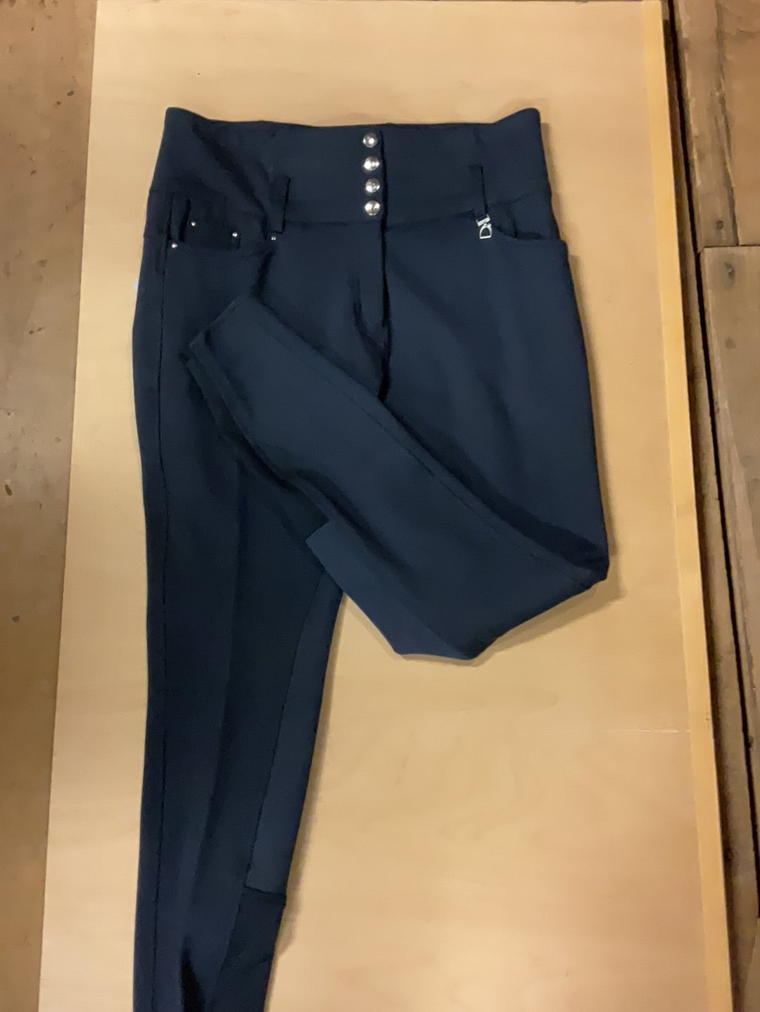 Horze Tara High Waist Leather Full Seat Breech