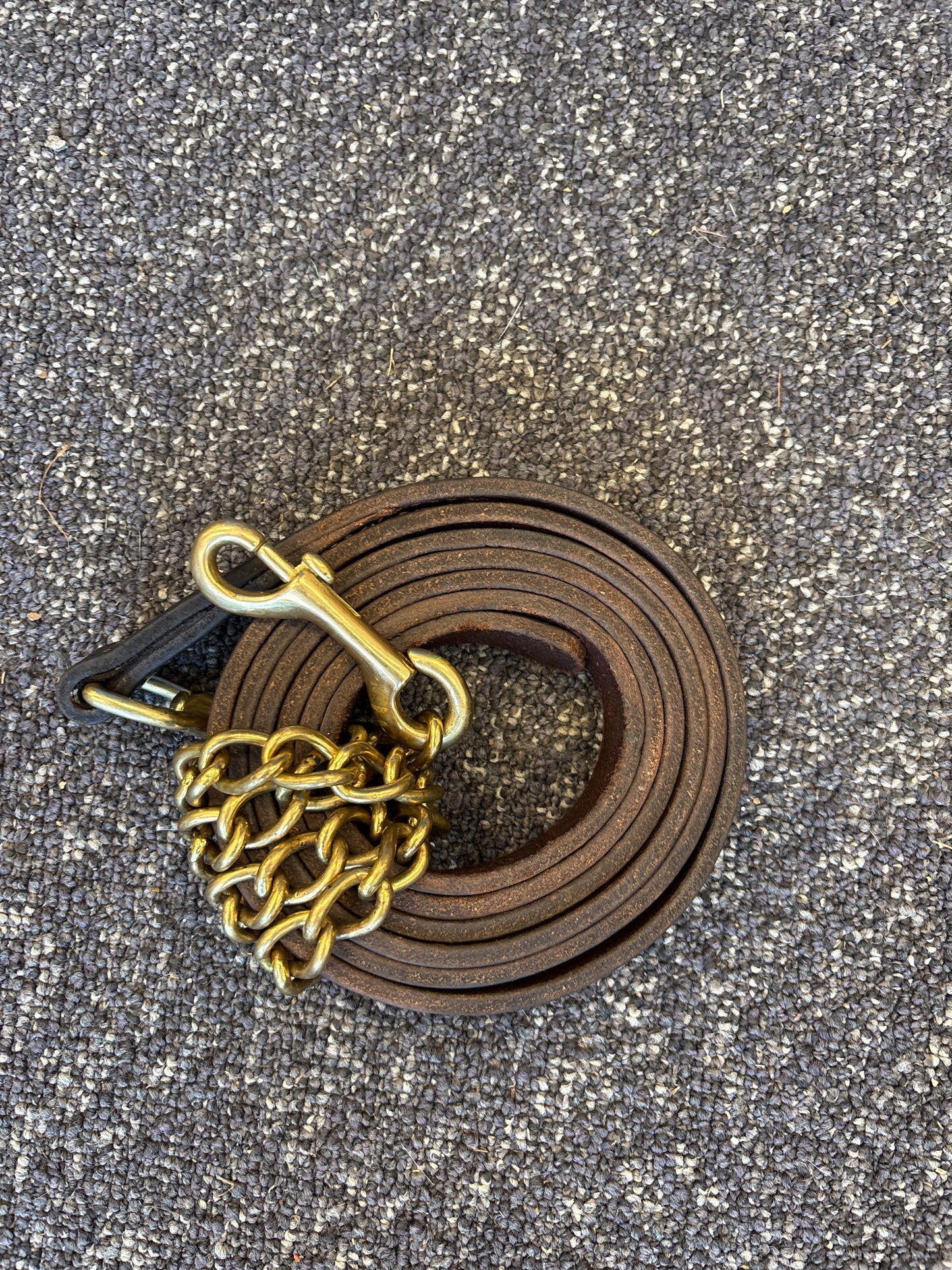 Chain Leather Lead