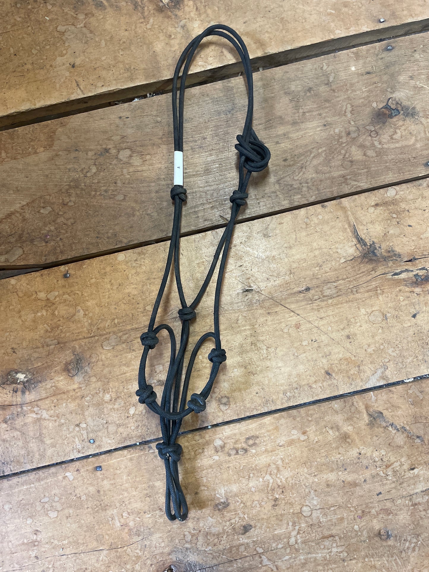 Clinton Anderson Rope Halter-Black-Horse