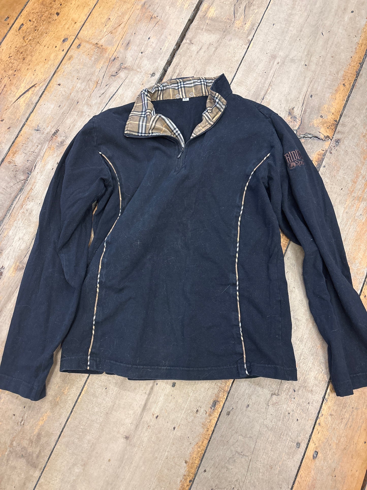 Riding Sport Schooling Shirt-Black-XLarge