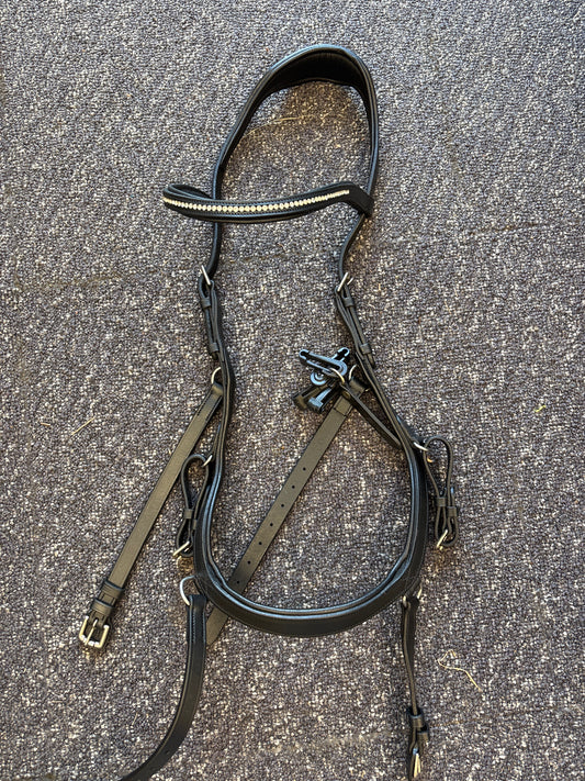 NEW Micklem Competition Bridle-Black-Horse