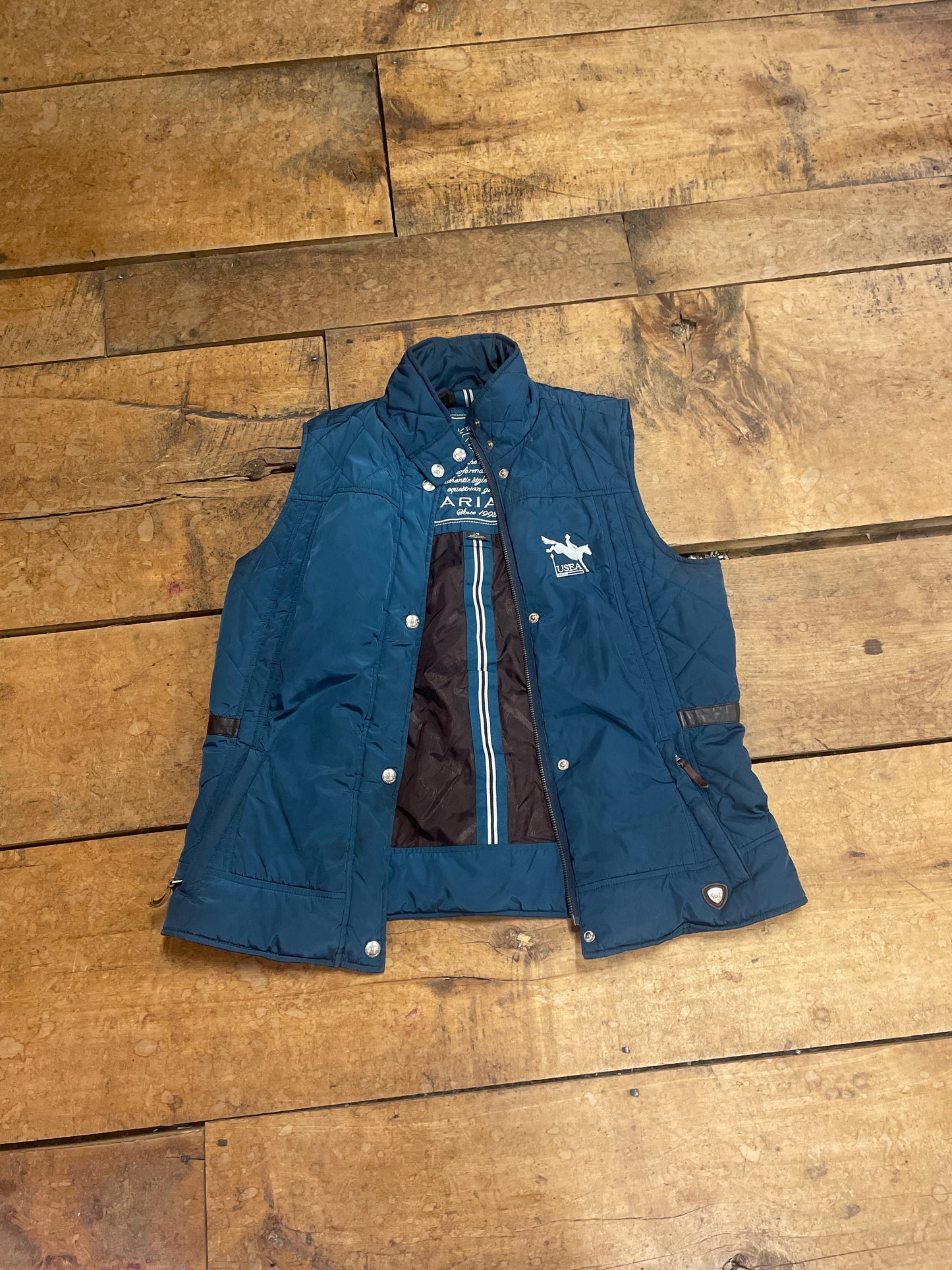 Ariat Vest-Blue-Large