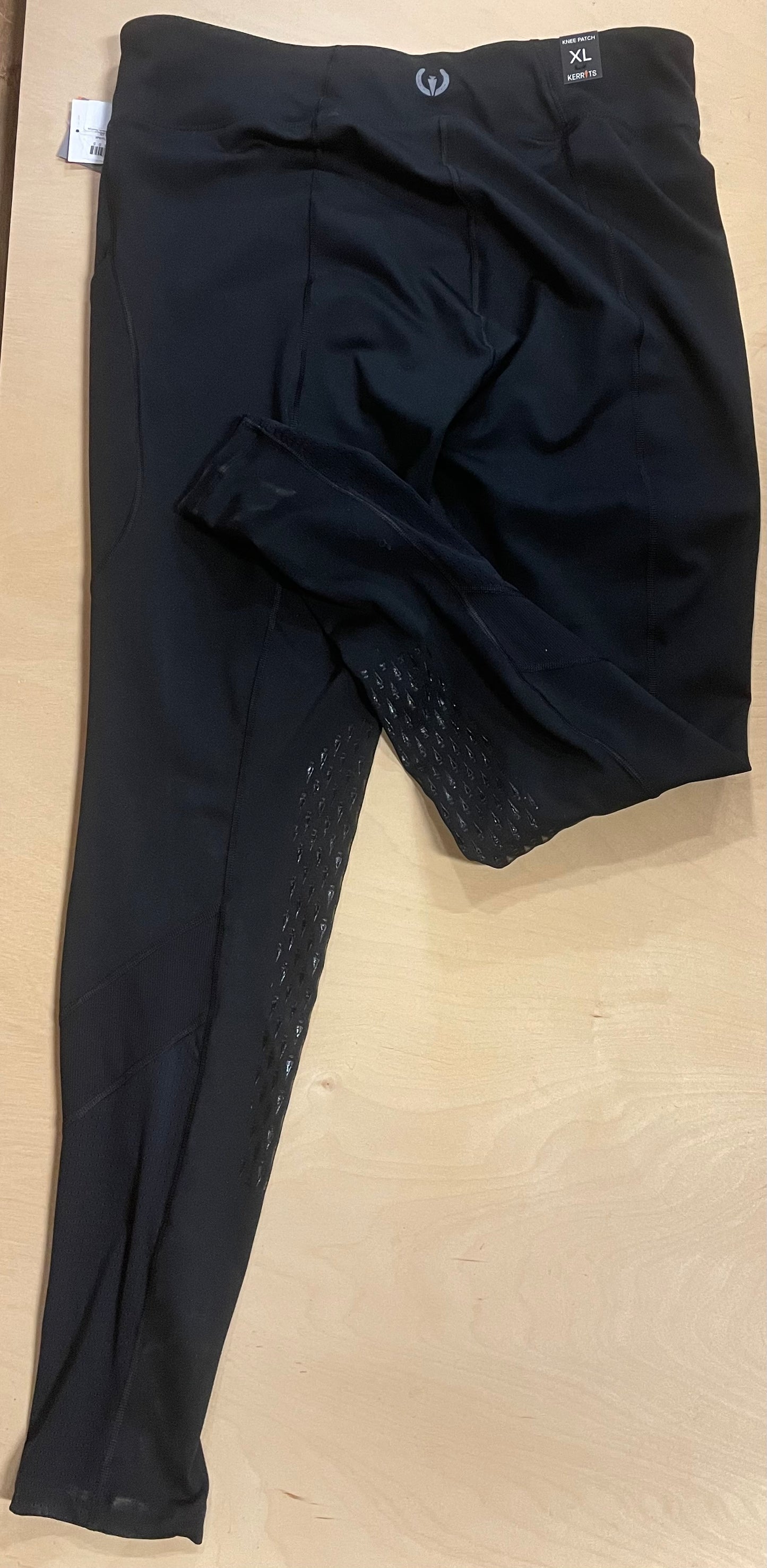 Kerrits Free Style Knee Patch Pocket Tight-Black-XLarge