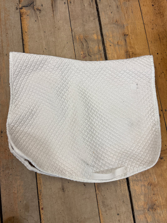 Roma All Purpose Saddle Pad-White