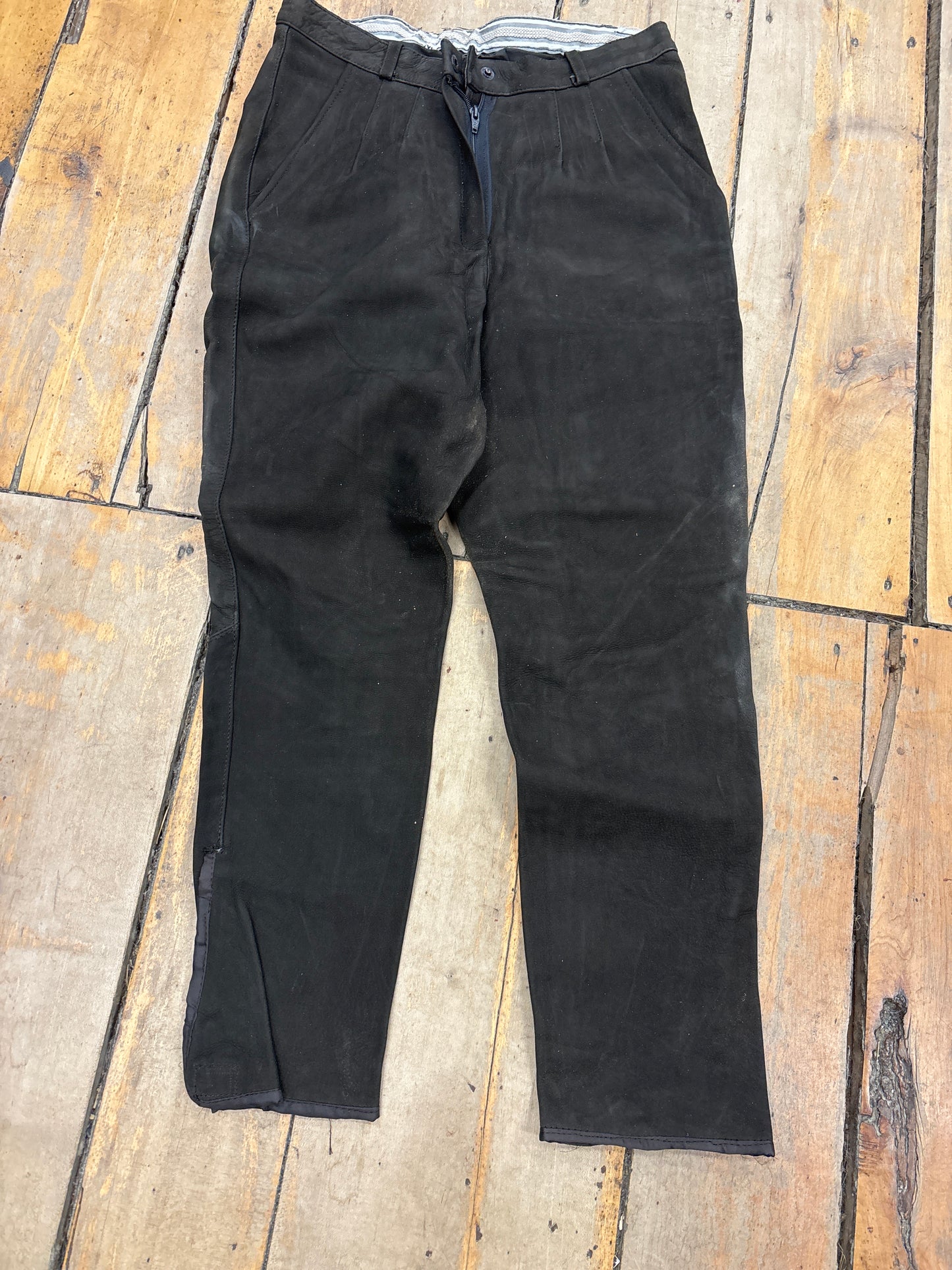Full Length Leather Breeches-XL