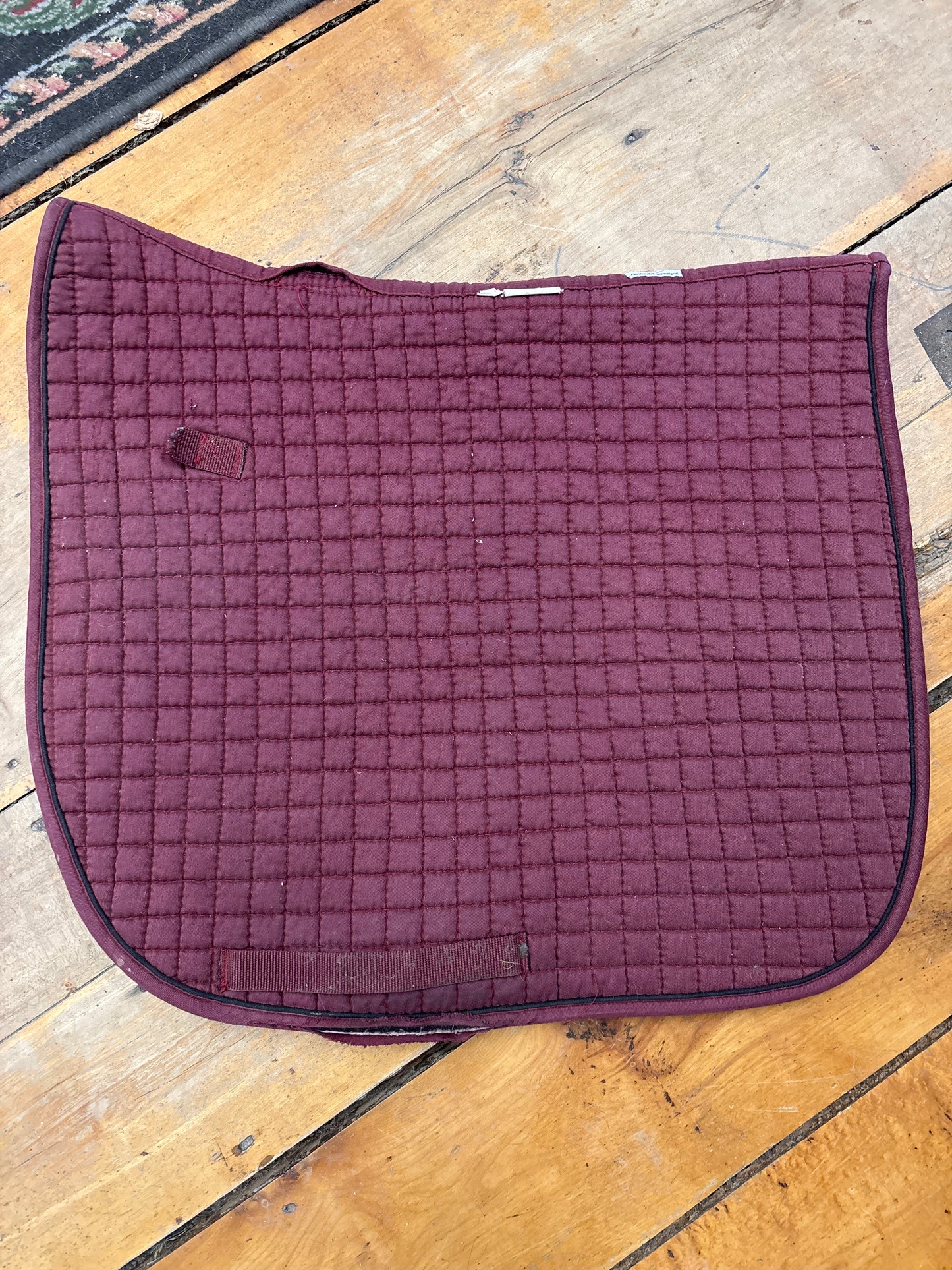 PRI High Wither Dressage Pad-Maroon