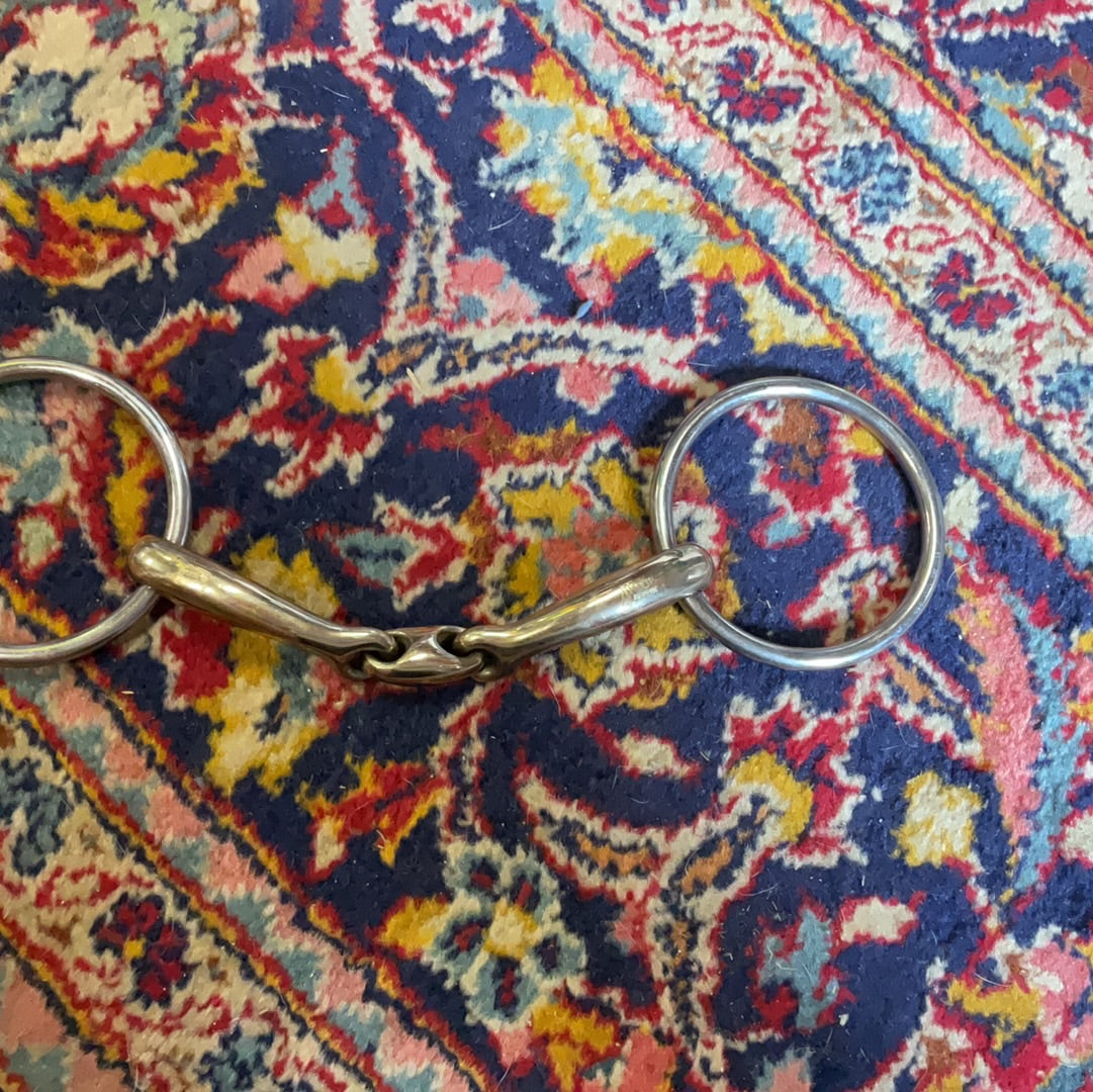 Herm Sprenger KK Ultra Double Jointed Loose Ring Snaffle